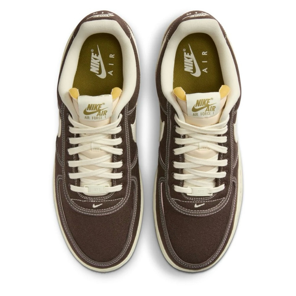🆕🎄NIB AIR FORCE 1 '07 PREMIUM - BAROQUE BROWN/COCONUT MILK/PACIFIC MOSS